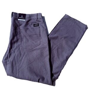 Ben Sherman Men's Slim Fit Stretch Pants Blue Houndstooth 38x32 (40x32) NWT $109